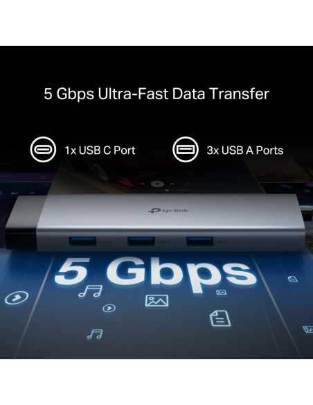 I/O HUB USB-C 9PORT/UH9120C TP-LINK