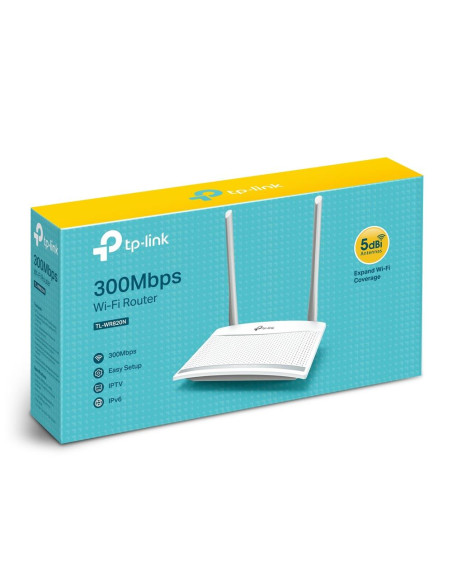 Wireless Router, TP-LINK, Wireless Router, 300 Mbps, Number of antennas 2, TL-WR820N
