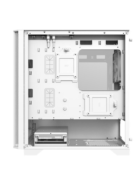 Case, MONTECH, AIR 100 LITE, MidiTower, Not included, MicroATX, MiniITX, Colour White, AIR100LITE(W)