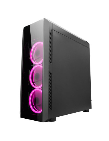 Case, CHIEFTEC, SCORPION II, MidiTower, Not included, ATX, MicroATX, MiniITX, Colour Black, GL-02B-OP