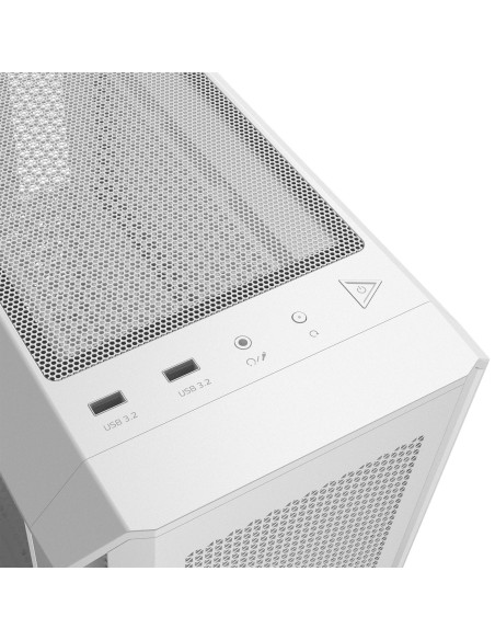 Case, ADATA, VALOR AIR PLUS MID, MidiTower, Case product features Transparent panel, ATX, MicroATX, MiniITX, Colour White, VALO