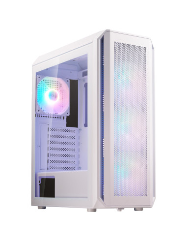 Case, ADATA, VALOR AIR PLUS MID, MidiTower, Case product features Transparent panel, ATX, MicroATX, MiniITX, Colour White, VALO
