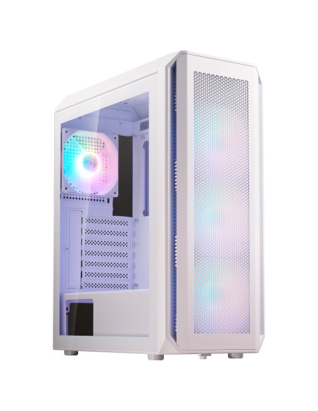 Case, ADATA, VALOR AIR PLUS MID, MidiTower, Case product features Transparent panel, ATX, MicroATX, MiniITX, Colour White, VALO