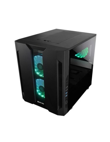 Case, CHIEFTEC, micro ATX/Mini-ITX, Black, Cube, PC, GM-02B-OP
