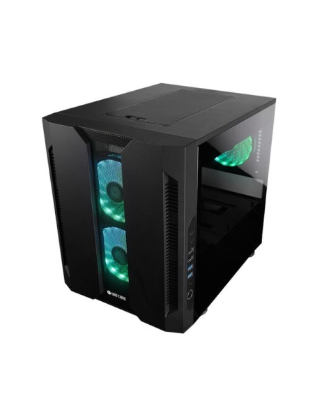 Case, CHIEFTEC, micro ATX/Mini-ITX, Black, Cube, PC, GM-02B-OP