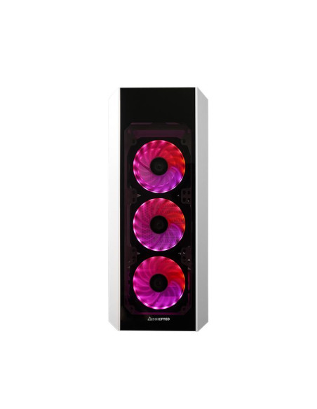 Case, CHIEFTEC, ATX/micro ATX/Mini-ITX, White, Midi Tower, PC, GL-03W-OP