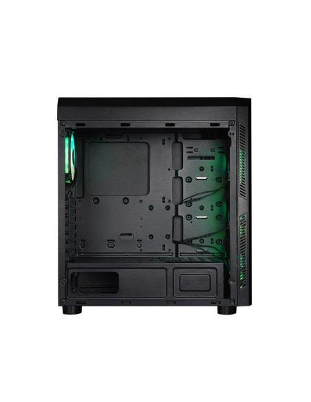 Case, CHIEFTEC, SCORPION 4, MiniTower, Case product features Transparent panel, Not included, ATX, MicroATX, MiniITX, Colour Bl