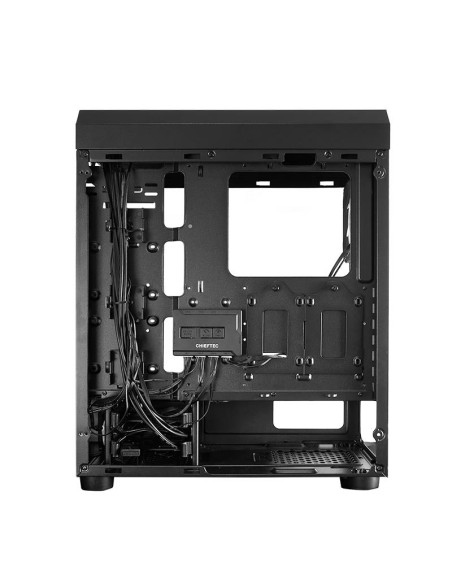 Case, CHIEFTEC, SCORPION 4, MiniTower, Case product features Transparent panel, Not included, ATX, MicroATX, MiniITX, Colour Bl