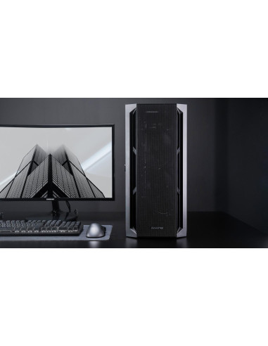 Case, CHIEFTEC, APEX AIR, MidiTower, Not included, ATX, MicroATX, MiniITX, Colour Black, GA-01B-M-OP
