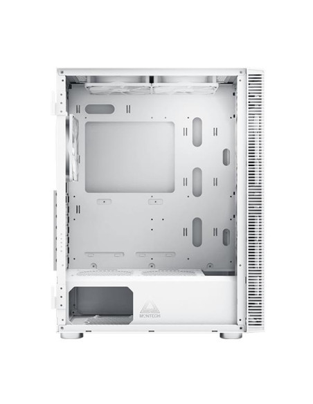 Case, MONTECH, X3 Mesh, MidiTower, Not included, ATX, MicroATX, MiniITX, Colour White, X3MESH(W)