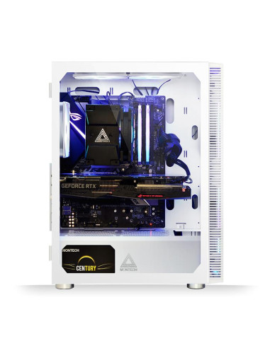 Case, MONTECH, X3 Glass, MidiTower, Case product features Transparent panel, Not included, ATX, MicroATX, MiniITX, Colour White