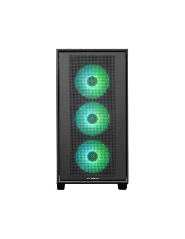 Case, CHIEFTEC, HUNTER 3, MidiTower, Case product features Transparent panel, Not included, ATX, EATX, MicroATX, MiniITX, Colou