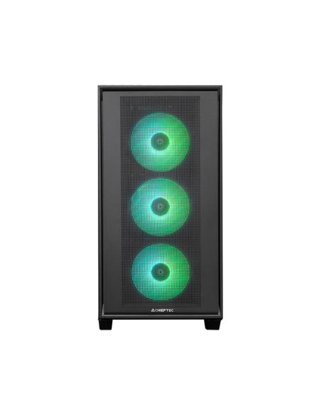 Case, CHIEFTEC, HUNTER 3, MidiTower, Case product features Transparent panel, Not included, ATX, EATX, MicroATX, MiniITX, Colou