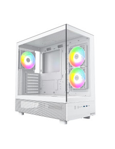 Case, MONTECH, XR, MidiTower, Not included, ATX, MicroATX, MiniITX, Colour White, XR(W)