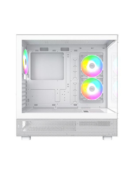 Case, MONTECH, XR, MidiTower, Not included, ATX, MicroATX, MiniITX, Colour White, XR(W)