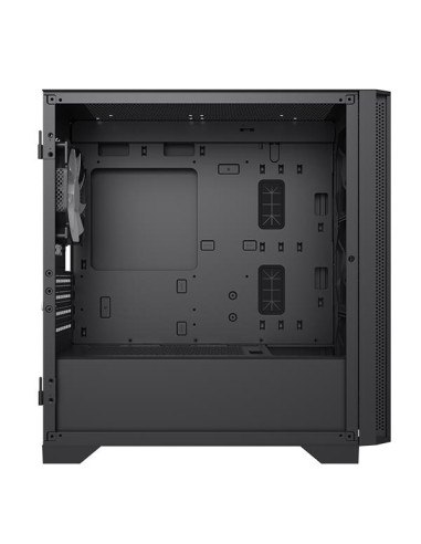 Case, MONTECH, AIR 100 ARGB, MidiTower, Case product features Transparent panel, Not included, MicroATX, MiniITX, Colour Black,