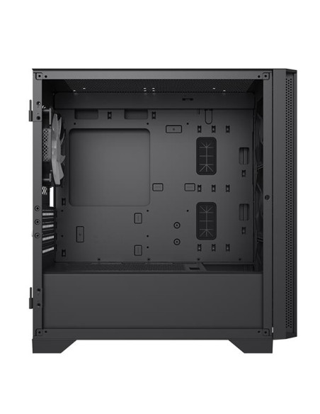 Case, MONTECH, AIR 100 ARGB, MidiTower, Case product features Transparent panel, Not included, MicroATX, MiniITX, Colour Black,