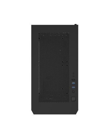 Case, MONTECH, AIR 100 ARGB, MidiTower, Case product features Transparent panel, Not included, MicroATX, MiniITX, Colour Black,