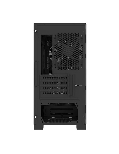 Case, MONTECH, AIR 100 ARGB, MidiTower, Case product features Transparent panel, Not included, MicroATX, MiniITX, Colour Black,