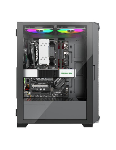 Case, XILENCE, ATX/micro ATX/Mini-ITX, Black, Midi Tower, PC, XG161