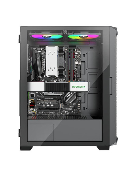 Case, XILENCE, ATX/micro ATX/Mini-ITX, Black, Midi Tower, PC, XG161
