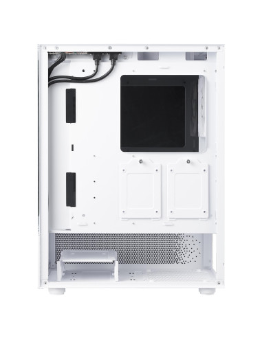 Case, ADATA, INVADER X MINI, MidiTower, Case product features Transparent panel, ATX, MicroATX, MiniITX, Colour White, INVADERX