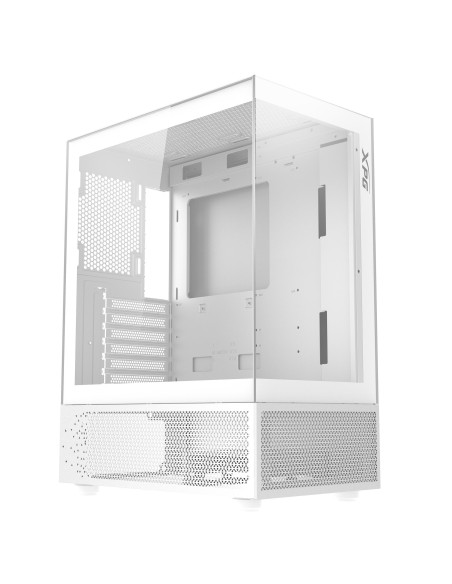 Case, ADATA, INVADER X MINI, MidiTower, Case product features Transparent panel, ATX, MicroATX, MiniITX, Colour White, INVADERX