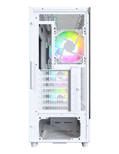 Case, MONTECH, X5, MidiTower, Case product features Transparent panel, Not included, Colour White, X5(W)