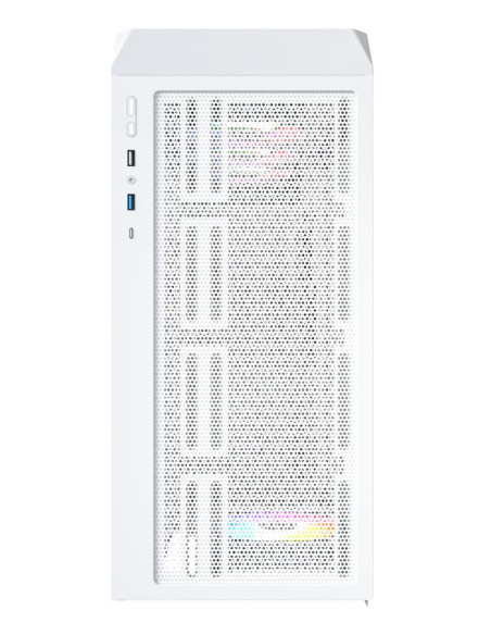 Case, MONTECH, X5, MidiTower, Case product features Transparent panel, Not included, Colour White, X5(W)