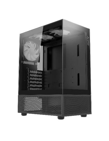 Case, ADATA, INVADER X MINI, MidiTower, Case product features Transparent panel, ATX, MicroATX, MiniITX, Colour Black, INVADERX
