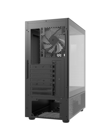 Case, ADATA, INVADER X MINI, MidiTower, Case product features Transparent panel, ATX, MicroATX, MiniITX, Colour Black, INVADERX