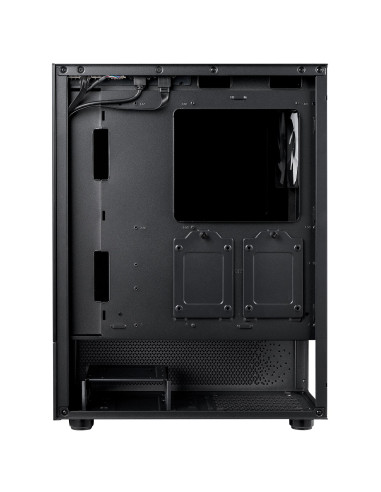 Case, ADATA, INVADER X MINI, MidiTower, Case product features Transparent panel, ATX, MicroATX, MiniITX, Colour Black, INVADERX