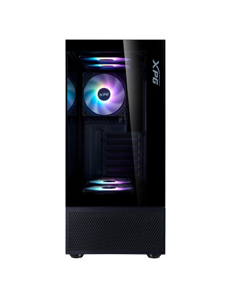 Case, ADATA, INVADER X MINI, MidiTower, Case product features Transparent panel, ATX, MicroATX, MiniITX, Colour Black, INVADERX