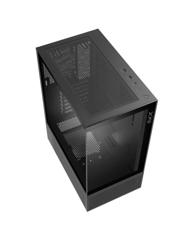 Case, ADATA, INVADER X MINI, MidiTower, Case product features Transparent panel, ATX, MicroATX, MiniITX, Colour Black, INVADERX