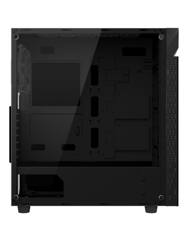 Case, GIGABYTE, C200 GLASS, MidiTower, Not included, ATX, MicroATX, MiniITX, Colour Black, GB-C200G