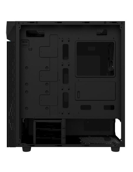 Case, GIGABYTE, C200 GLASS, MidiTower, Not included, ATX, MicroATX, MiniITX, Colour Black, GB-C200G