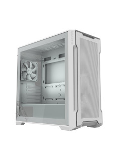 Case, GIGABYTE, GB-C102GI, MidiTower, Case product features Transparent panel, Not included, MicroATX, MiniITX, Colour White, C
