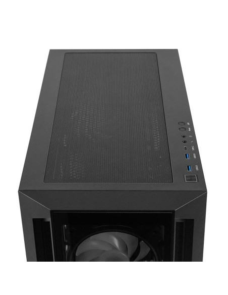 Case, CHIEFTEC, APEX ARGB, MidiTower, Not included, ATX, MicroATX, MiniITX, Colour Black, GA-01B-TG-OP
