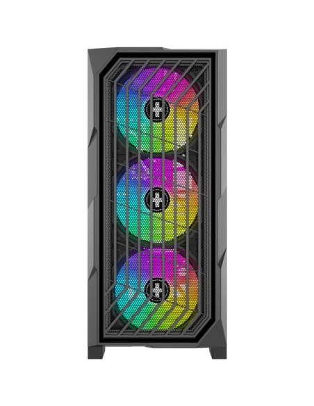 Case, XILENCE, ATX/micro ATX/Mini-ITX, Black, Midi Tower, PC, XILENT BREEZE II, X812.ARGB