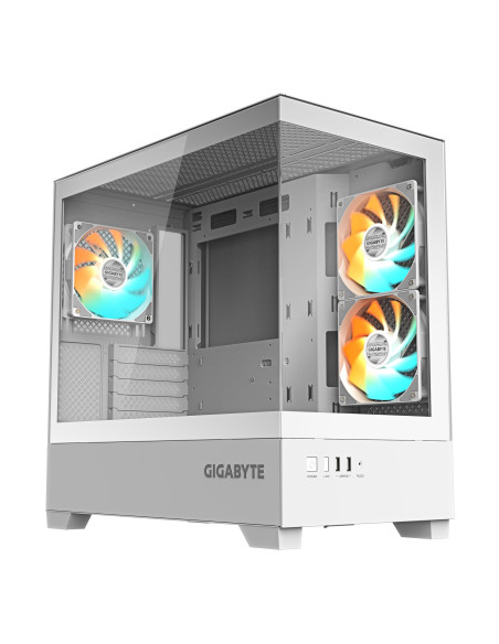 Case, GIGABYTE, GB-C201PI, MidiTower, Case product features Rackmountable/Accessory/Transparent panel, Not included, MicroATX, 
