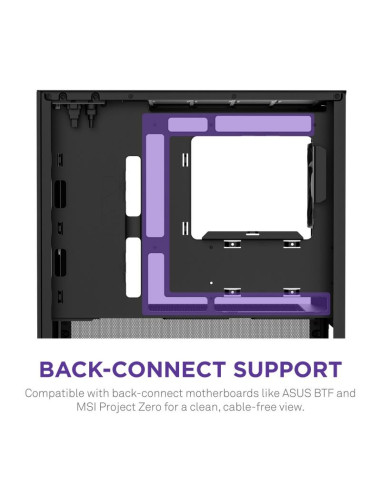 Case, NZXT, micro ATX/Mini-ITX, Black, Midi Tower, PC, CC-H31FB-01