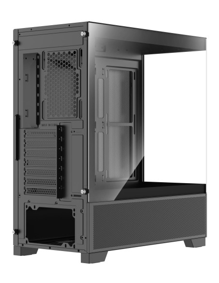 Case, XILENCE, XG172, MidiTower, Case product features Fan control panel/Transparent panel, Not included, Colour Black, XG172