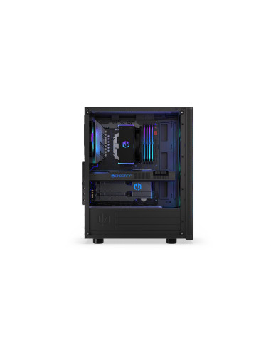 Case, ENDORFY, Ventum 200 ARGB, MidiTower, Case product features Transparent panel, Not included, ATX, MicroATX, MiniITX, Colou