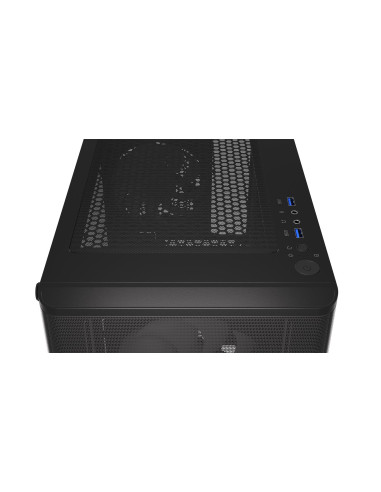 Case, ENDORFY, Ventum 200 ARGB, MidiTower, Case product features Transparent panel, Not included, ATX, MicroATX, MiniITX, Colou