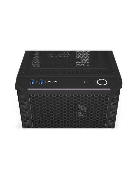 Case, ENDORFY, Signum 300 Air, MidiTower, Case product features Transparent panel, Not included, ATX, MicroATX, MiniITX, Colour