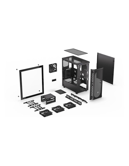 Case, ENDORFY, Signum 300 Air, MidiTower, Case product features Transparent panel, Not included, ATX, MicroATX, MiniITX, Colour
