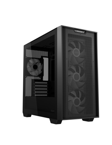 Case, ASUS, A21 PLUS, MidiTower, Case product features Transparent panel, Not included, MicroATX, MiniITX, Colour Black, A21PLU