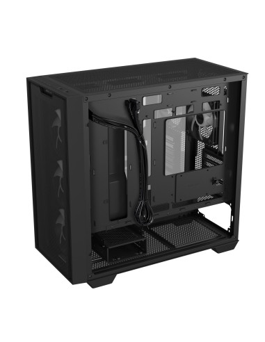 Case, ASUS, A21 PLUS, MidiTower, Case product features Transparent panel, Not included, MicroATX, MiniITX, Colour Black, A21PLU