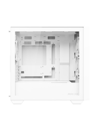 Case, ASUS, A21 PLUS, MidiTower, Case product features Transparent panel, Not included, MicroATX, MiniITX, Colour White, A21PLU