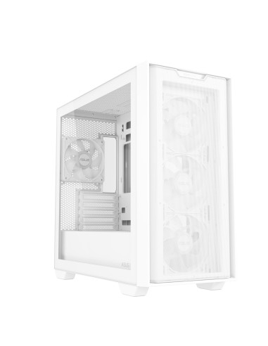 Case, ASUS, A21 PLUS, MidiTower, Case product features Transparent panel, Not included, MicroATX, MiniITX, Colour White, A21PLU